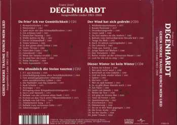 4CD Franz Josef Degenhardt: Gehen Unsere Träume Durch Mein Lied - Ausgewählte Lieder 1963 - 2008 DIGI 269211