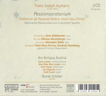 2CD Franz Joseph Aumann: Passionsoratorium 628571