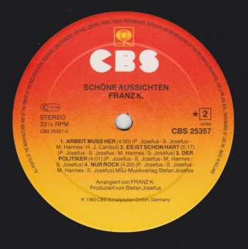 LP Franz K.: Schöne Aussichten 317436