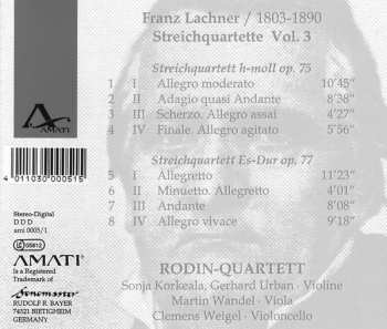 CD Franz Paul Lachner: Streichquartette Vol.3 588288