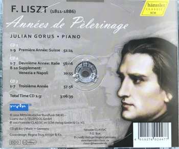 3CD Franz Liszt: Années De Pèlerinage 562267