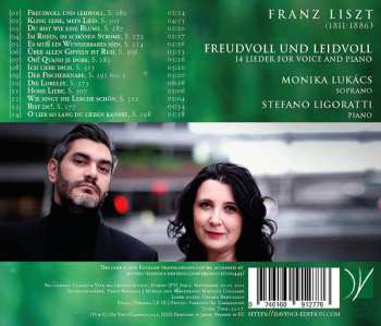 CD Franz Liszt: Freudvoll Und Leidvoll (14 Lieder For Voice And Piano) 561526