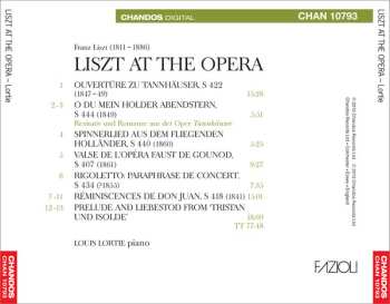 CD Franz Liszt: Liszt at the Opera 571847