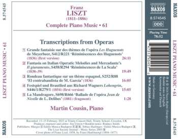 CD Franz Liszt: Liszt Piano Music • 61 618933