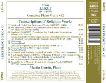 CD Franz Liszt: Liszt Piano Music • 62 618079