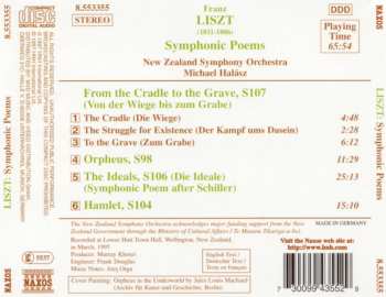 CD Franz Liszt: Symphonic Poems: From The Cradle To The Grave • Orpheus • The Ideals • Hamlet  547894