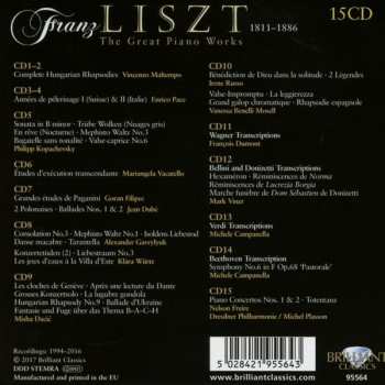 15CD/Box Set Franz Liszt: The Great Piano Works 306596