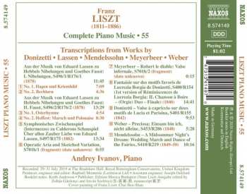 CD Franz Liszt: Transcriptions 318673