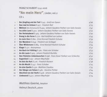 2CD Franz Schubert: An Mein Herz  267410