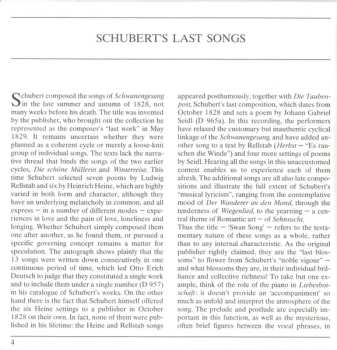 CD Franz Schubert: Schwanengesang · 5 Lieder 612260