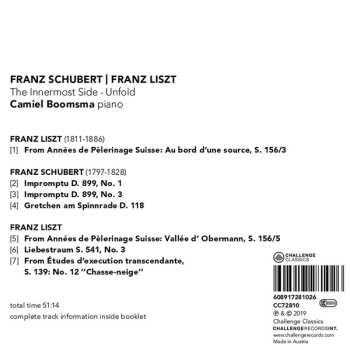 CD Franz Schubert: The Innermost Side - Unfold 544158