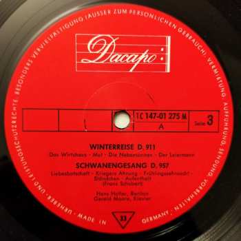 2LP Franz Schubert: Winterreise D. 911 / Schwanengesang D. 957 648573