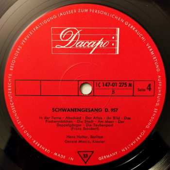 2LP Franz Schubert: Winterreise D. 911 / Schwanengesang D. 957 648573