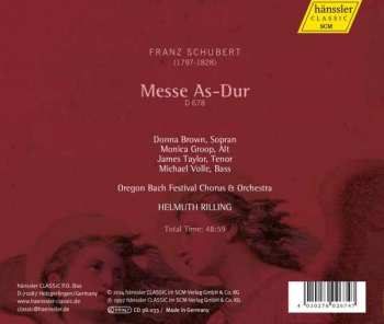 CD Franz Schubert: Messe As-Dur 547999