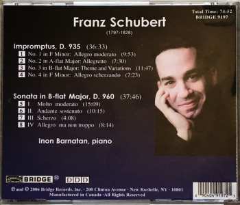 CD Franz Schubert: Impromptus, D. 935 / Sonata In B-flat, D. 960 307915