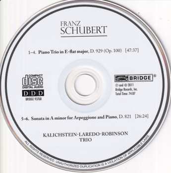 2CD Franz Schubert: The Piano Trios • Arpeggione Sonata 503067