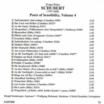 CD Franz Schubert: Poets Of Sensibility, Volume 4 186109