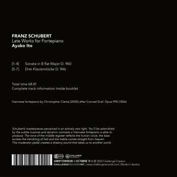 CD Franz Schubert: Sonata In B Flat Major D. 960; Drei Klavierstücke D. 946 593112