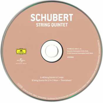 CD Franz Schubert: String Quintet / String Quartet No. 12 154471