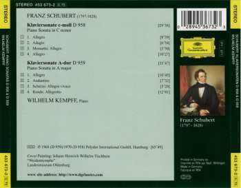 CD Franz Schubert: Klaviersonaten = Piano Sonatas D 958 & D 959 581134