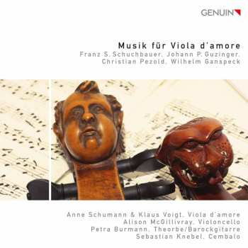 CD Franz Simon Schuchbauer: Musik für Viola d'amore. Franz S. Schuchbauer, Johann P. Guzinger, Christian Pezold, Wilhelm Ganspeck 604196