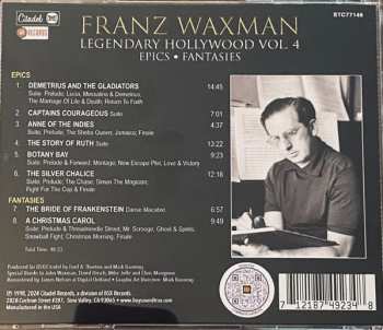 CD Franz Waxman: Franz Waxman: Legendary Hollywood, Vol. 4 - Epics, Fantasies 633823