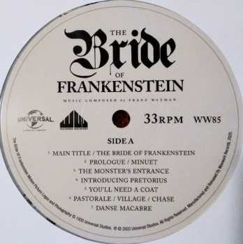 LP Franz Waxman: The Bride Of Frankenstein (The 1935 Original Soundtrack Recording) CLR | DLX 649850