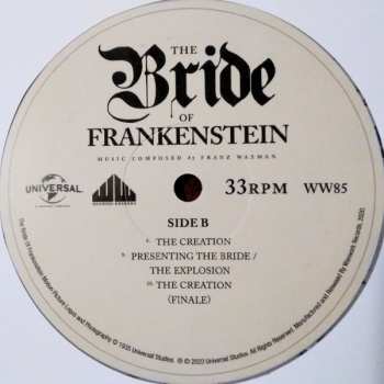 LP Franz Waxman: The Bride Of Frankenstein (The 1935 Original Soundtrack Recording) CLR | DLX 649850