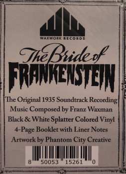 LP Franz Waxman: The Bride Of Frankenstein (The 1935 Original Soundtrack Recording) CLR | DLX 649850