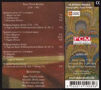 CD Franz Xaver Richter: Quatuors Opus 5 349916