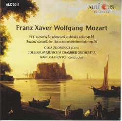 Album Franz Xaver Wolfgang Mozart: Klavierkonzerte Op.14 & Op.25