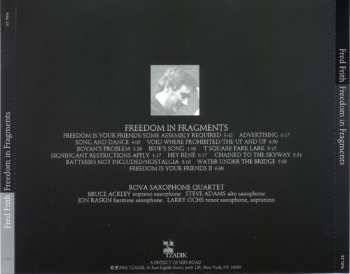 CD Fred Frith: Freedom In Fragments 590086