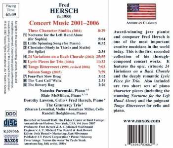 CD Fred Hersch: Concert Music 2001-2006 333122