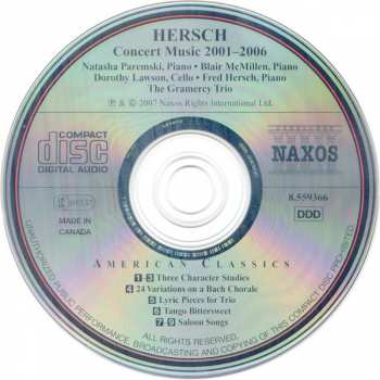 CD Fred Hersch: Concert Music 2001-2006 333122