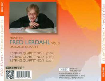 CD Daedalus String Quartet: Music Of Fred Lerdahl Vol. 3 374128