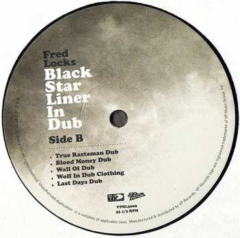 LP Fred Locks: Black Star Liner In Dub 601520