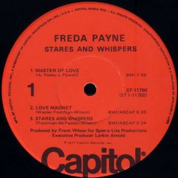 LP Freda Payne: Stares And Whispers 558705