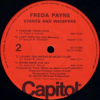 LP Freda Payne: Stares And Whispers 558705