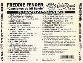 CD Freddy Fender: Canciones De Mi Barrio 554900