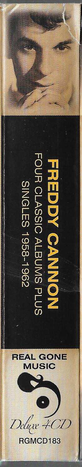 4CD Freddy Cannon: Four Classic Albums Plus Singles 1958-1962 DLX 558284