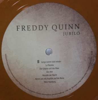 LP Freddy Quinn: Jubilo LTD | CLR 426810