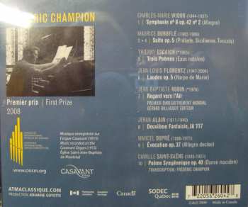 CD Frédéric Champion: Musique Francaise Pour Orgue - French Organ Music 331278