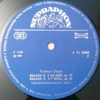 LP Frédéric Chopin: Balady A Mazurky 553180