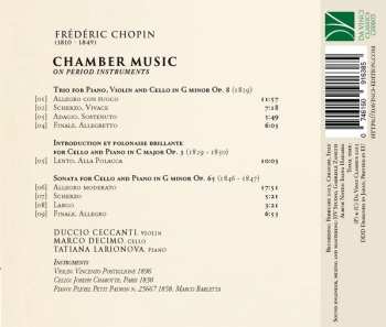 CD Frédéric Chopin: Chamber Music On Period Instruments 581161