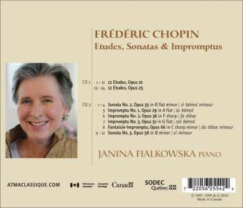 2CD Frédéric Chopin: Etudes, Sonatas  Impromptus 462019