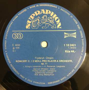 2LP Frédéric Chopin: Klavírní Koncerty 276564