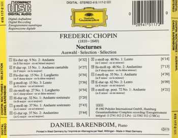 CD Frédéric Chopin: Nocturnes (Auswahl/Selection) 291137