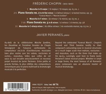 CD Frédéric Chopin: Piano Sonatas No. 2 'Funeral' & No. 3; Mazurkas Op. 63 600582