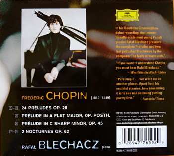 CD Frédéric Chopin: The Complete Preludes 45411