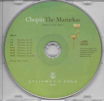 2CD Frédéric Chopin: The Mazurkas 331415